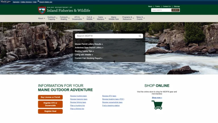 Maine Department of Inland Fisheries and Wildlife - Augusta, ME