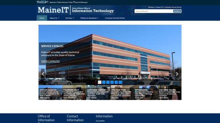 Maine Department of Technology Services - Augusta, ME