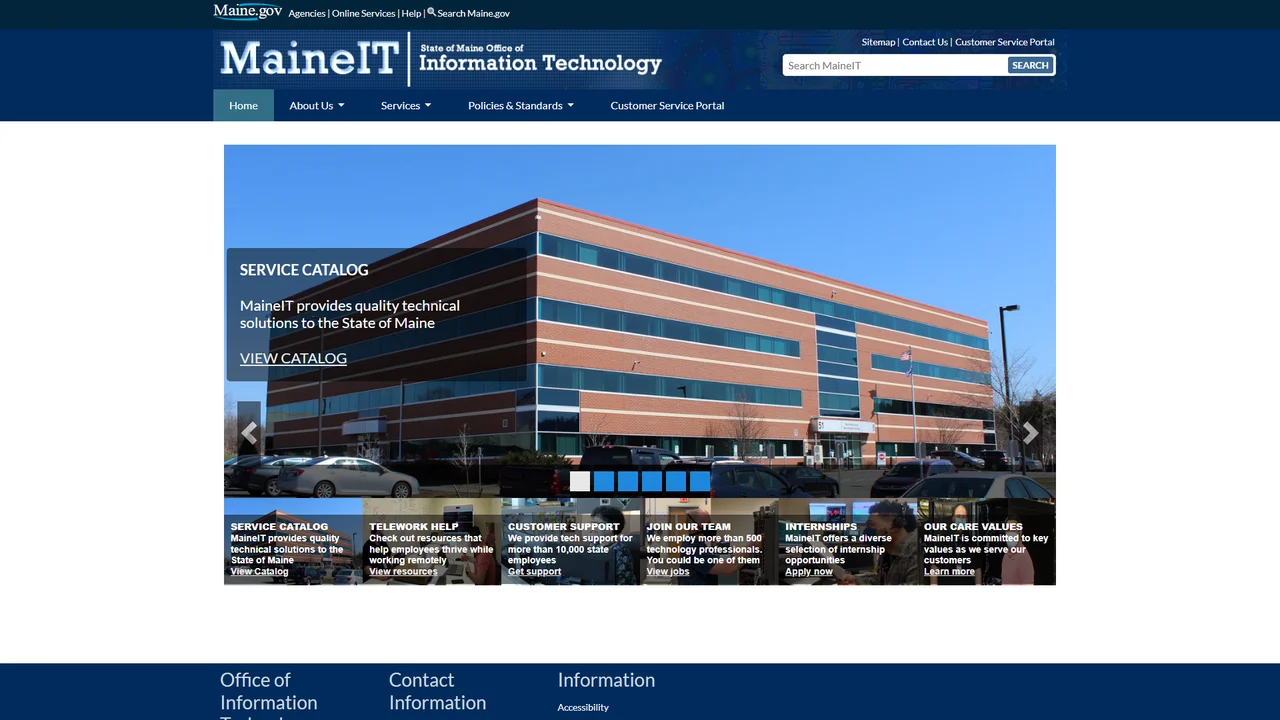 Maine Department of Technology Services - Augusta, ME