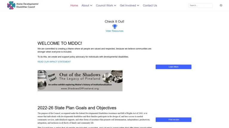 Maine Developmental Disabilities Council - Augusta, ME