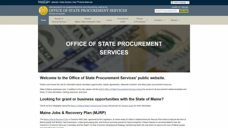Maine Division of Procurement Services - Augusta, ME