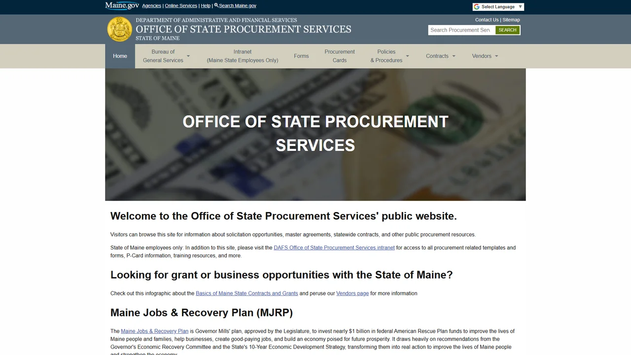 Maine Division of Procurement Services - Augusta, ME