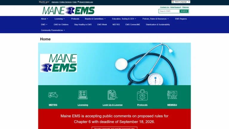 Maine Emergency Medical Services - Augusta, ME
