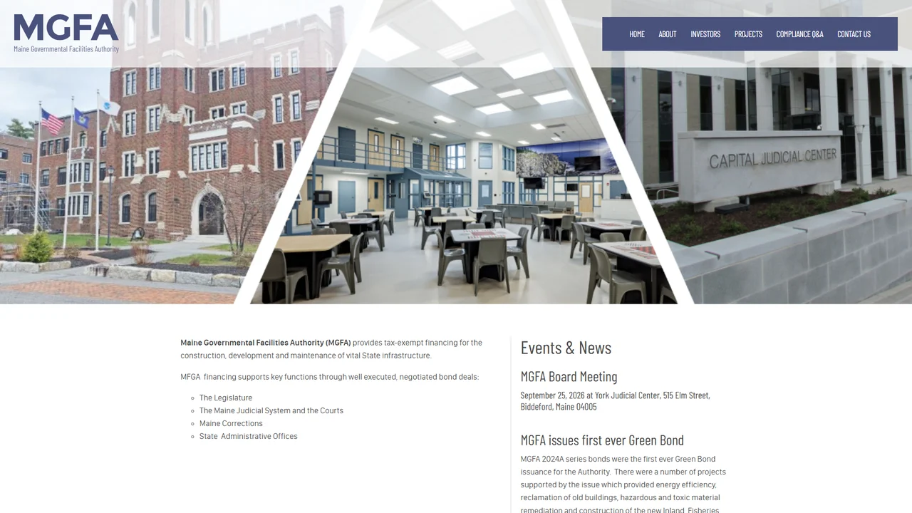 Maine Governmental Facilities Authority - Augusta, ME