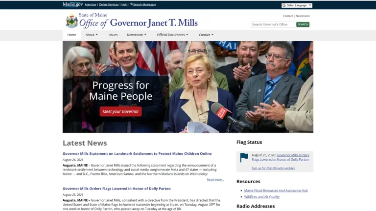 Maine Governor's Office - Augusta, ME
