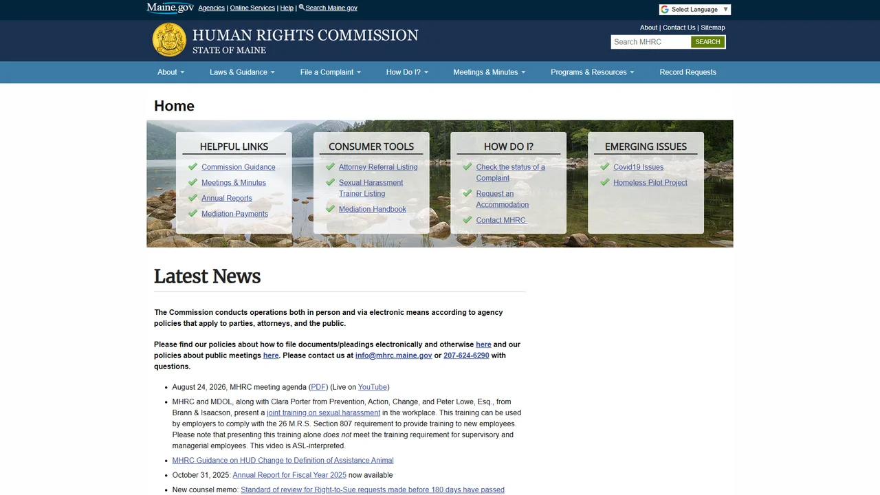 Maine Human Rights Commission - Augusta, ME