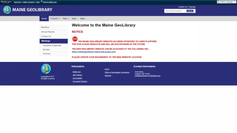 Maine Library of Geographic Information - Augusta, ME