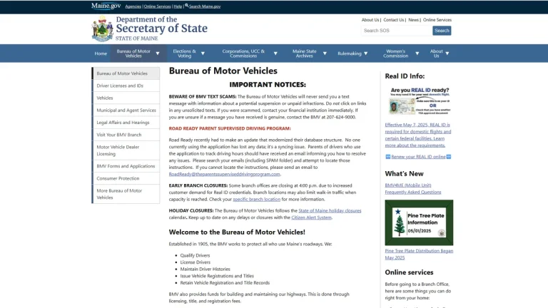 Maine Motor Vehicle Registry - Portland, ME
