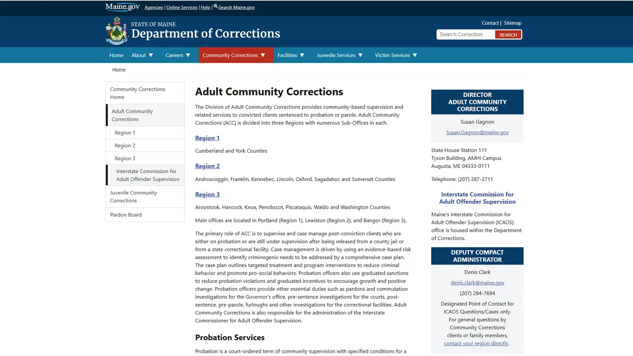 Maine Probation & Parole-Adult - Portland, ME