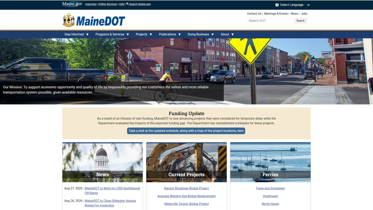 MaineDOT Fleet Services Region 2 - Augusta, ME