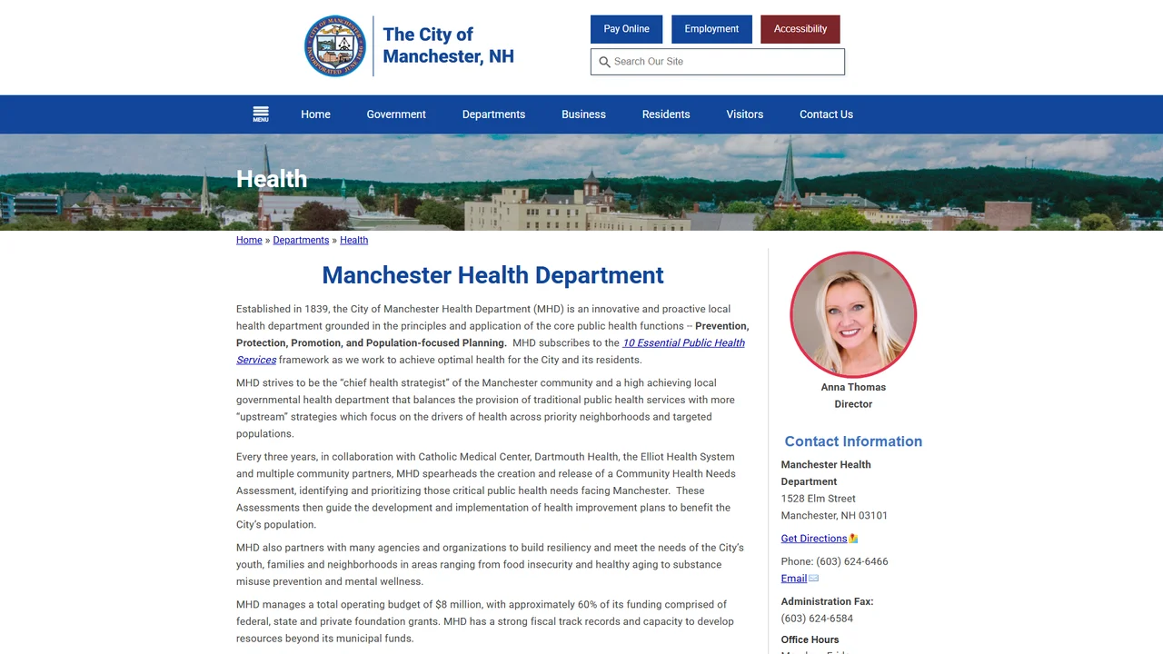 Manchester Health Department - Manchester, NH