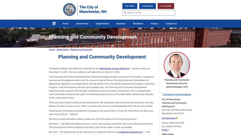Manchester Planning Department - Manchester, NH