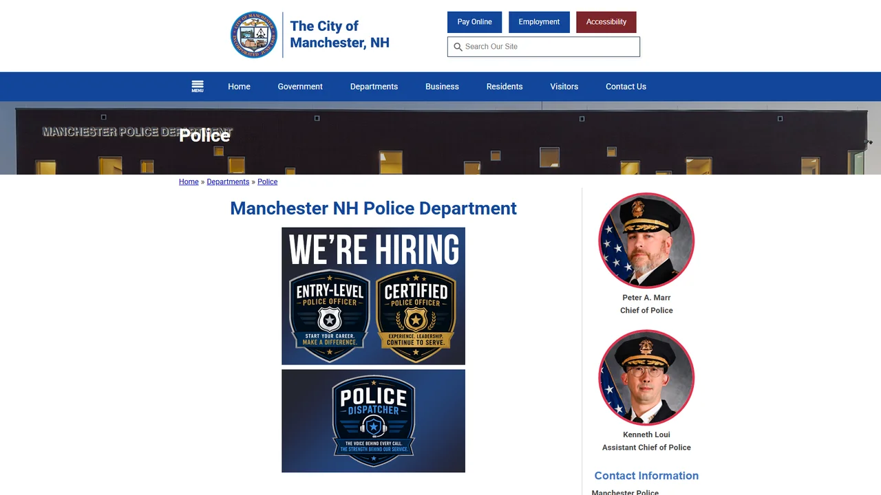 Manchester Police Department - Manchester, NH