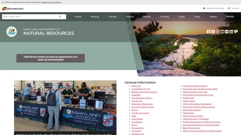 Maryland Department of Natural Resources - Annapolis, MD