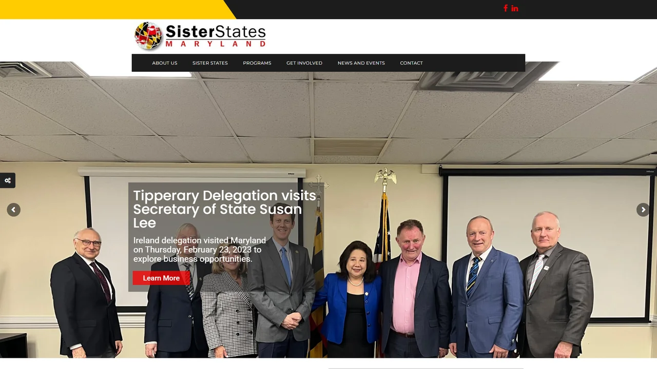 Maryland Sister States Program - Annapolis, MD