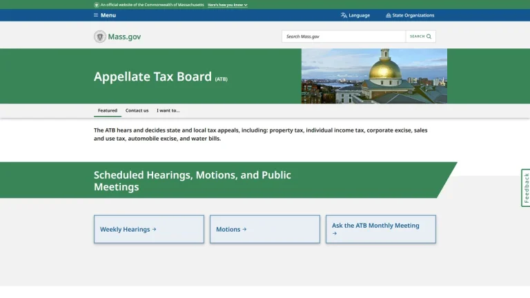 Massachusetts Appellate Tax Board - Boston, MA