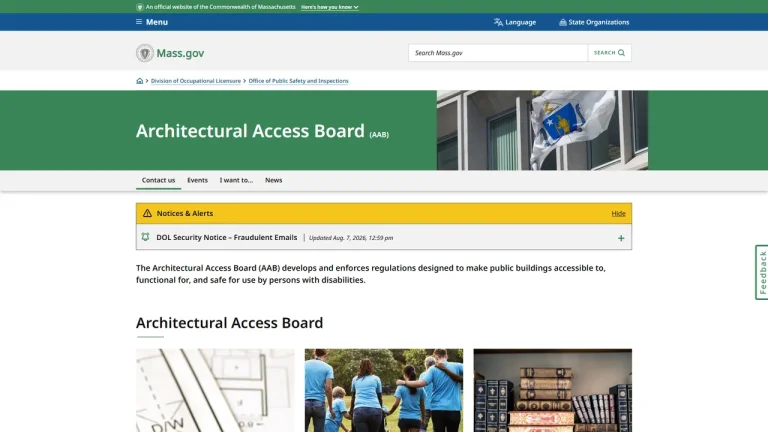 Massachusetts Architectural Access Board - Boston, MA