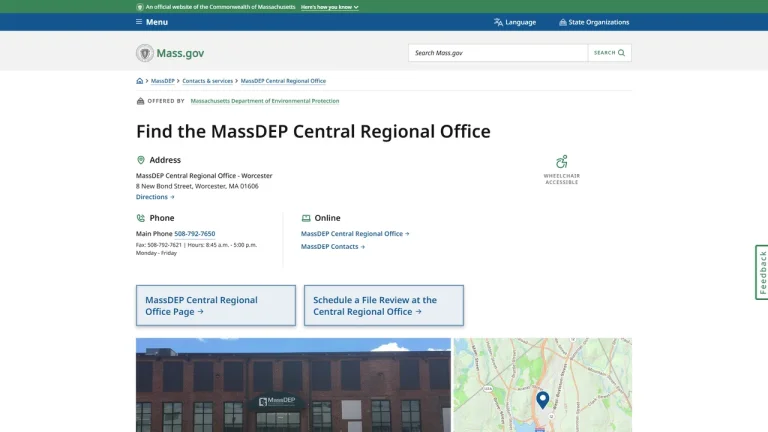 Massachusetts Department of Environmental Protection - Worcester, MA