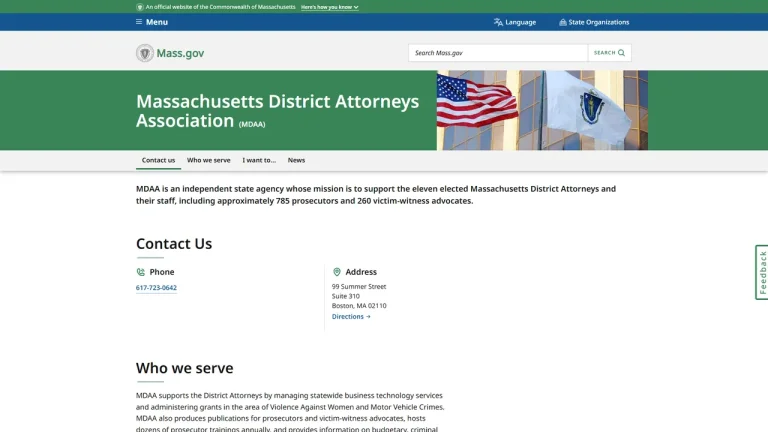 Massachusetts District Attorneys Association - Boston, MA