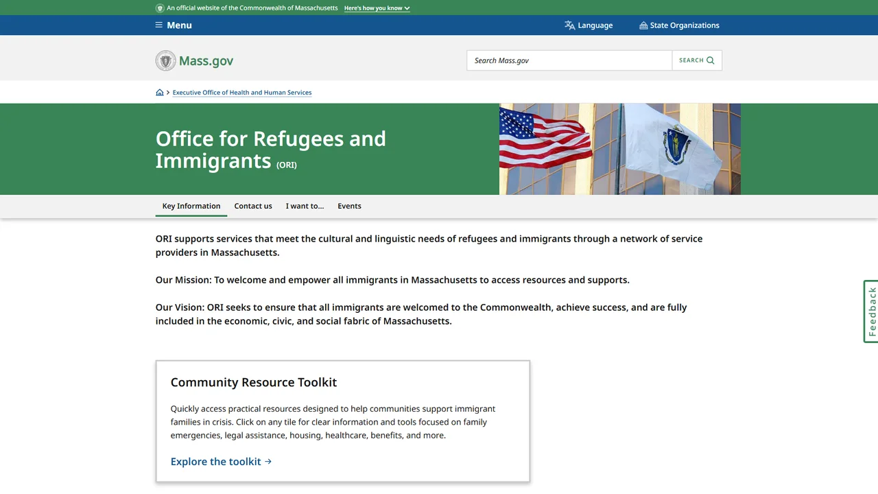 Massachusetts Office for Refugees and Immigrants - Boston, MA