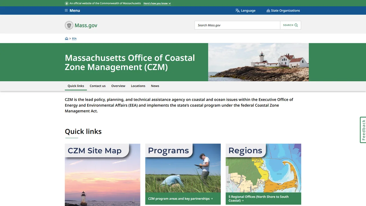 Massachusetts Office of Coastal Zone Management (CZM) - Boston, MA