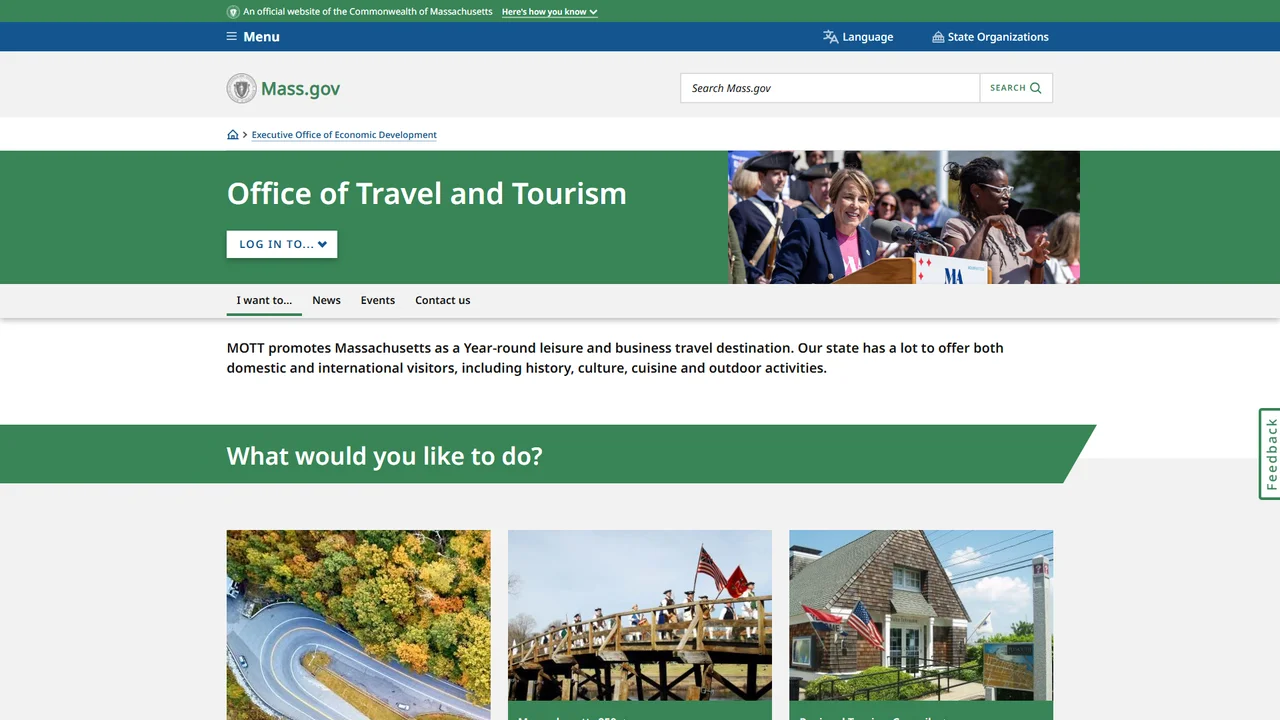 Massachusetts Office of Travel and Tourism - Boston, MA
