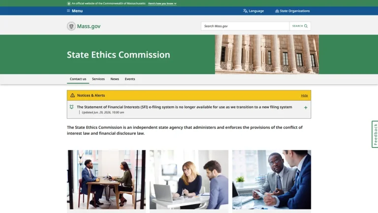 Massachusetts State Ethics Commission - Boston, MA