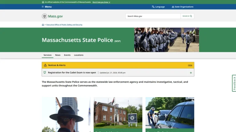 Massachusetts State Police Boston Barracks - Boston, MA