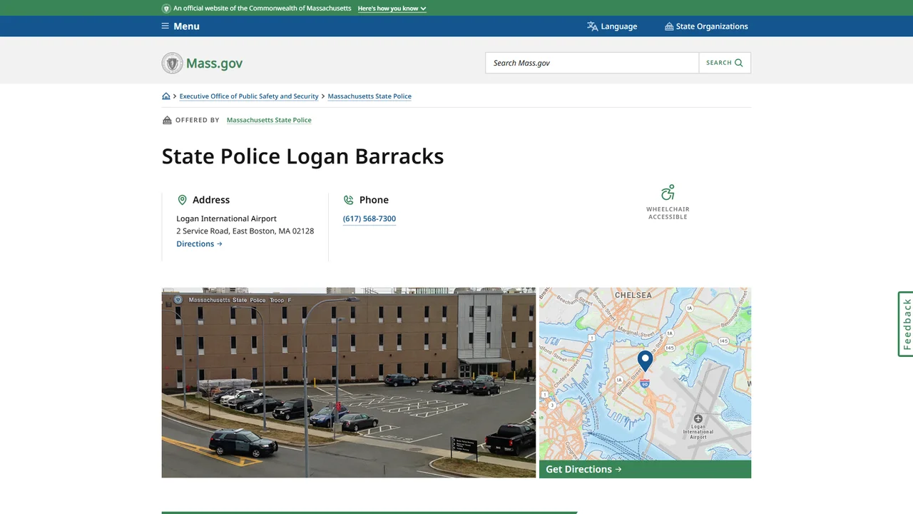 Massachusetts State Police - Troop F (Logan Airport) - Boston, MA