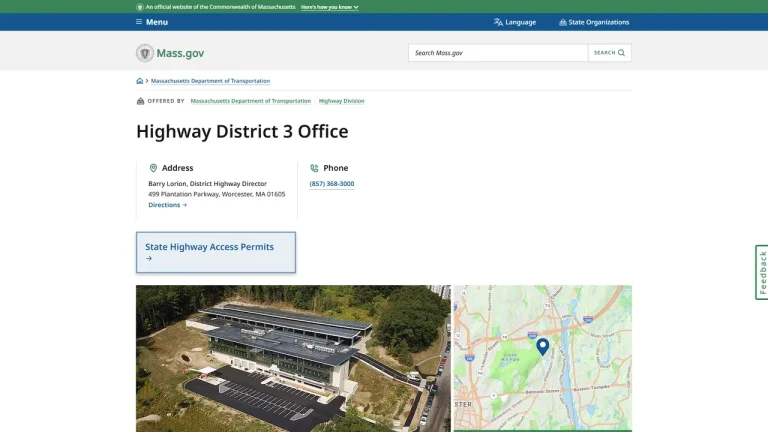 MassDOT District 3 Headquarters - Worcester, MA