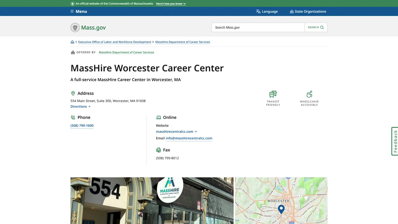 MassHire Worcester Career Center - Worcester, MA