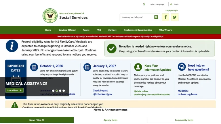 Mercer County Board of Social Services - Trenton, NJ