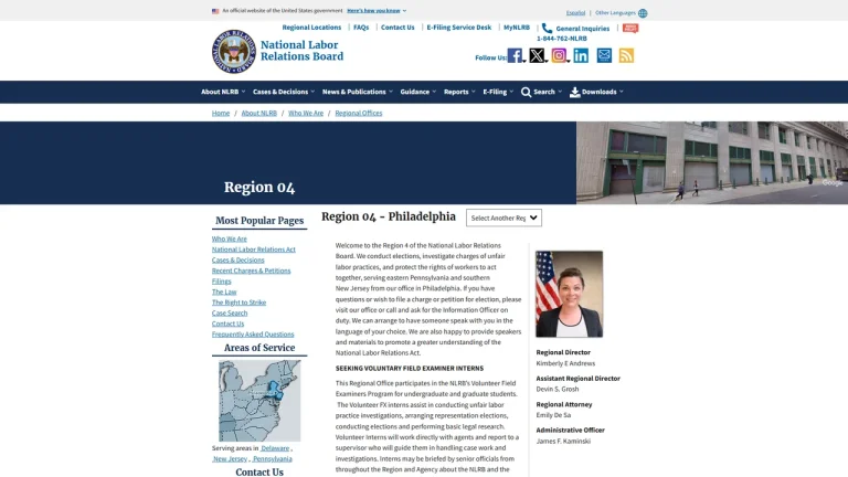 National Labor Relations Board - Region 4 - Philadelphia, PA