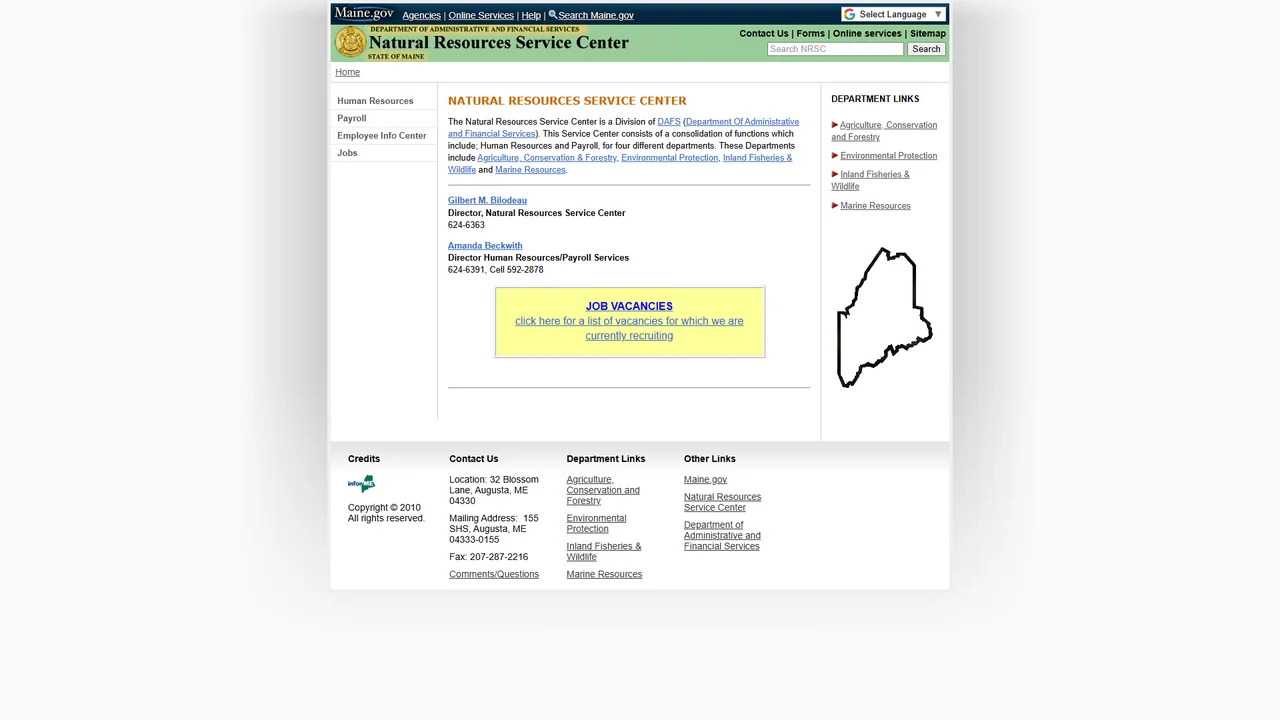 Natural Resource Service Center - Augusta, ME