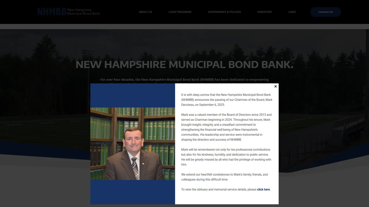 New Hampshire Municipal Bond Bank - Concord, NH