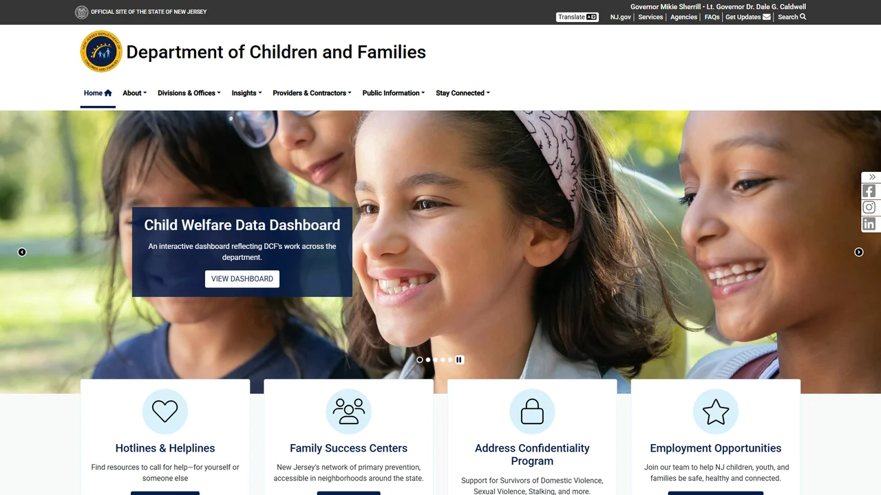 New Jersey Department of Children and Families