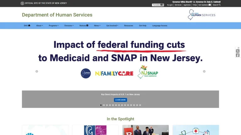 New Jersey Department of Human Services
