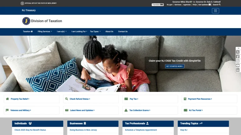 New Jersey Division of Taxation