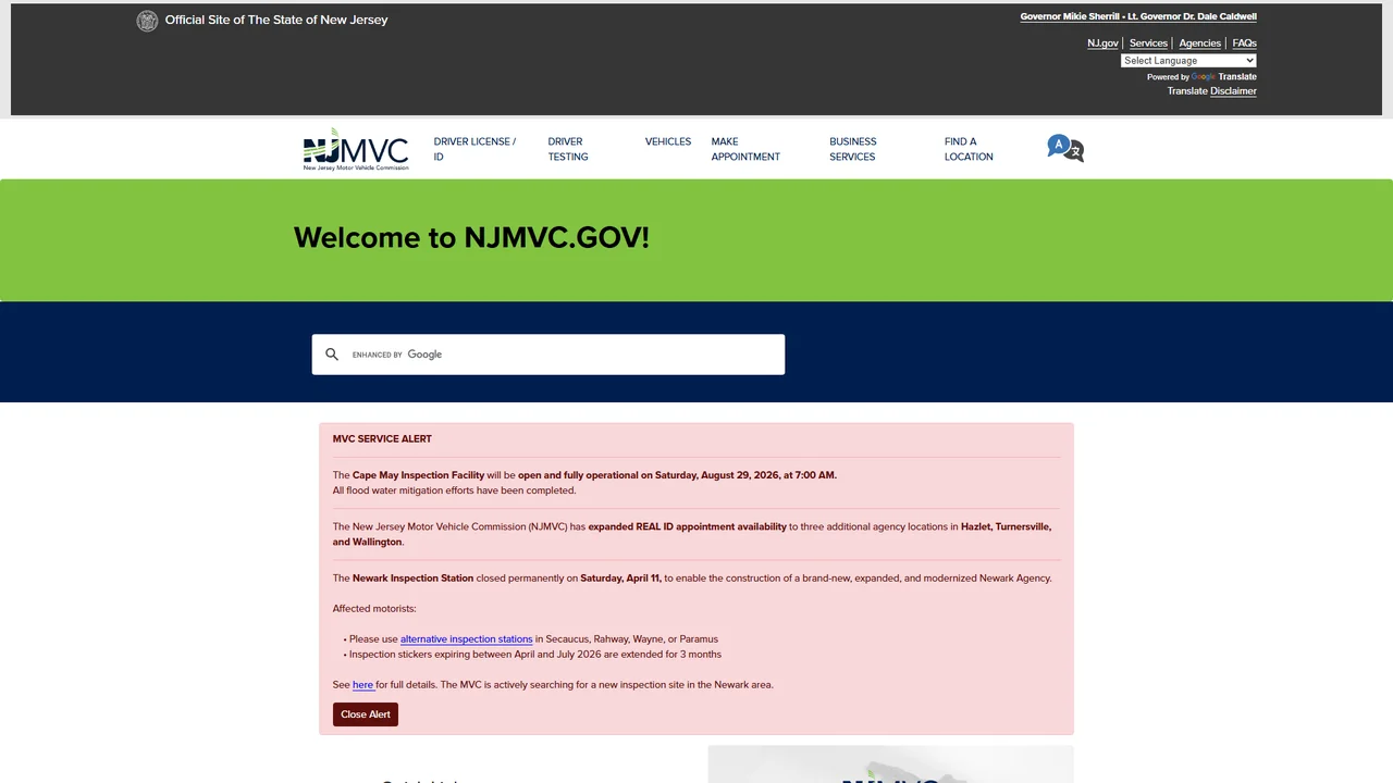 New Jersey Motor Vehicle Commission - Jersey City, NJ