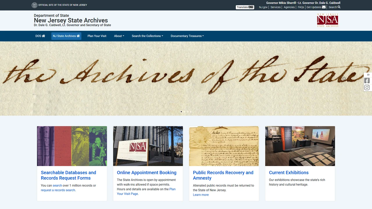 New Jersey State Archives