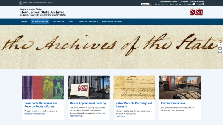 New Jersey State Archives