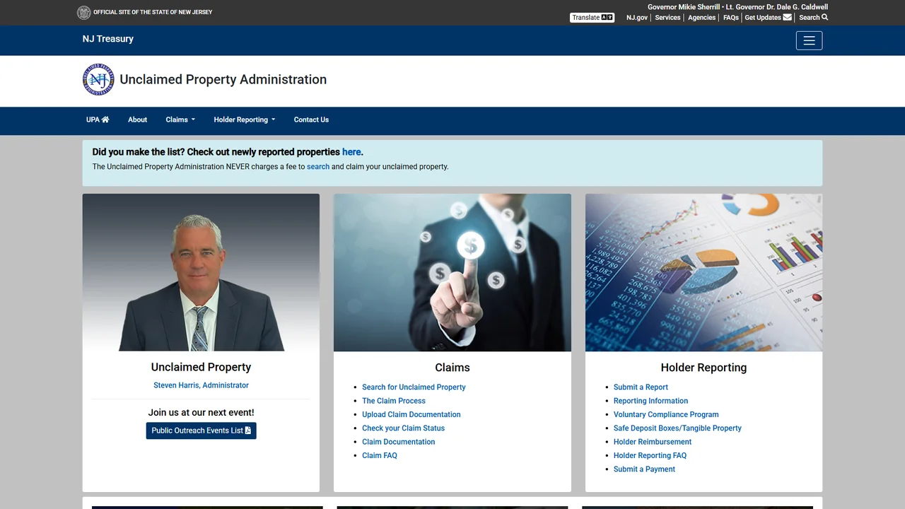 New Jersey Unclaimed Property Administration
