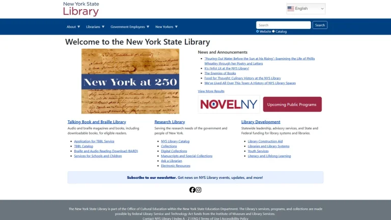 New York State Library - Albany, NY