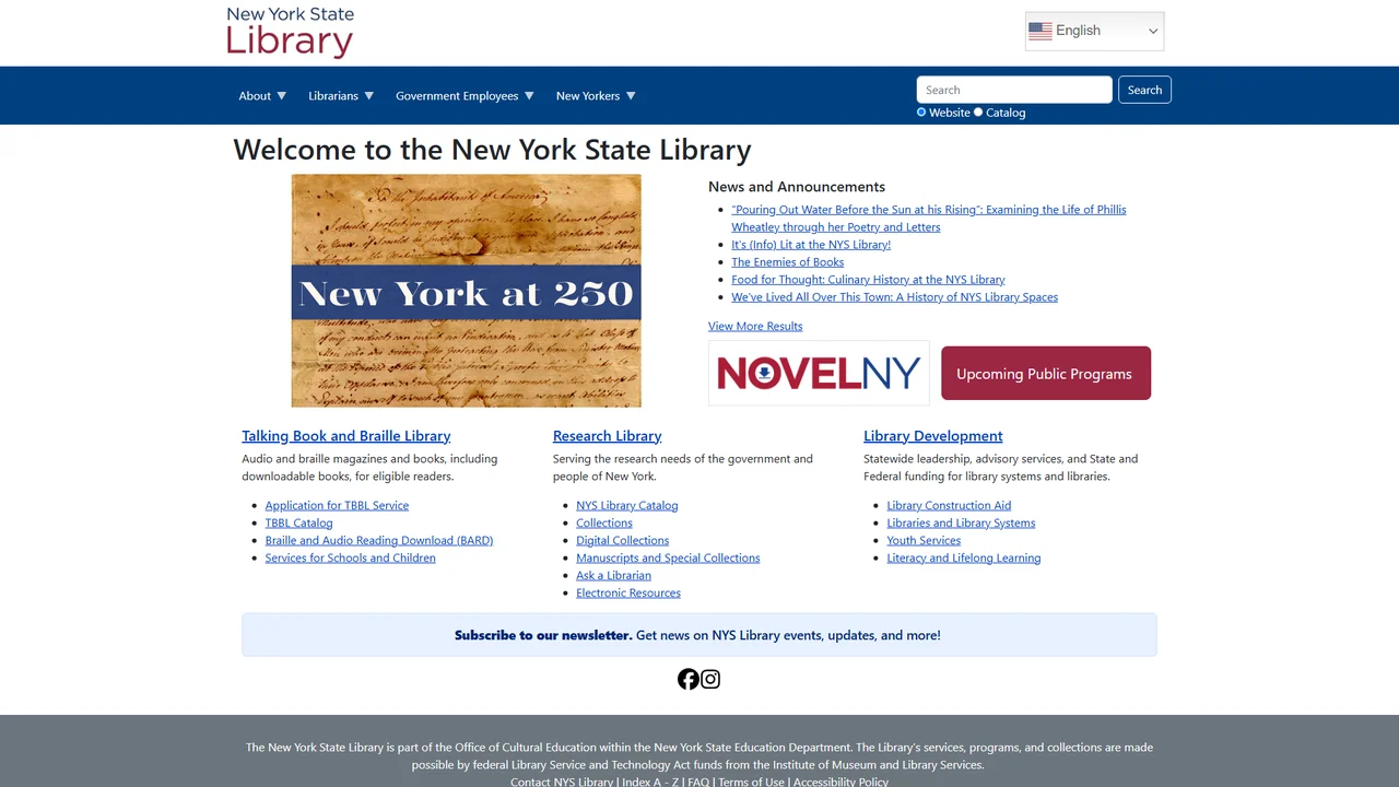 New York State Library - Albany, NY