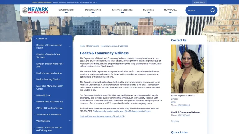 Newark Childhood Lead Poisoning Prevention Program - Newark, NJ