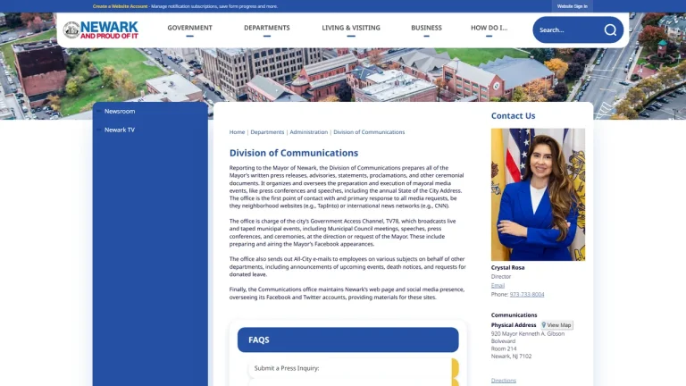 Newark Division of Communications - Newark, NJ