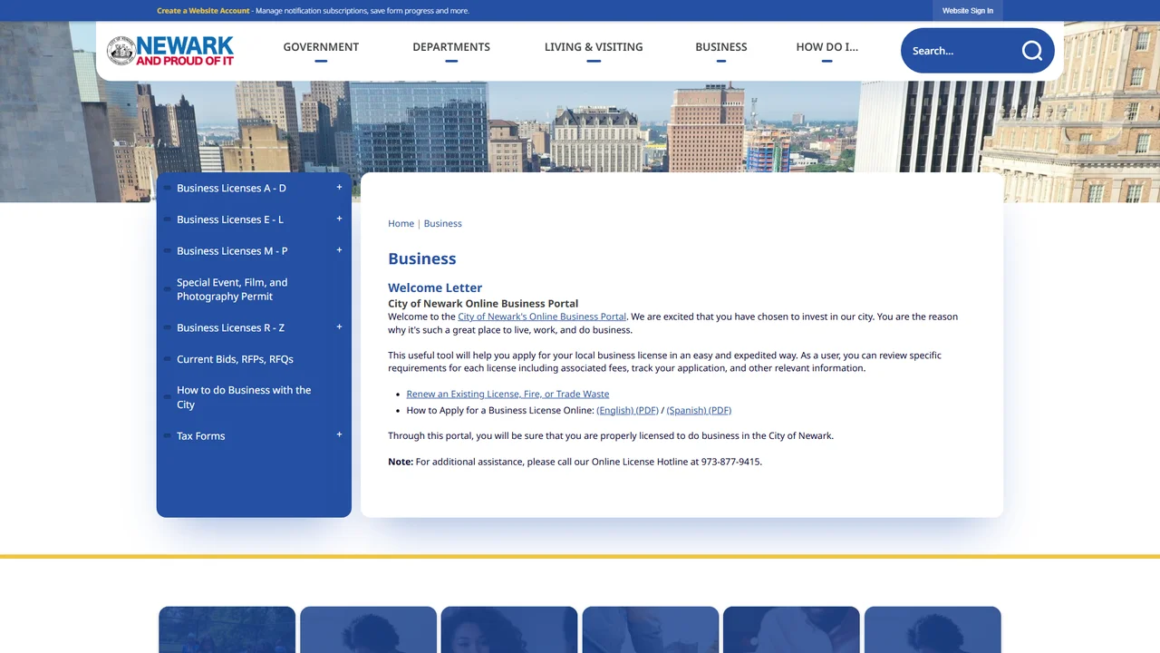 Newark Licenses Division - Newark, NJ