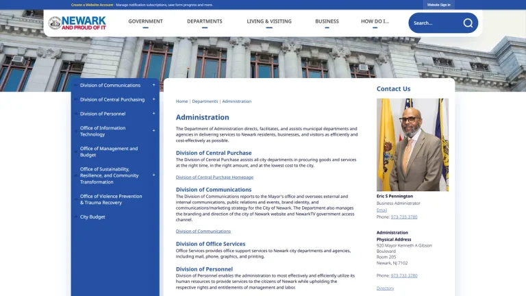Newark Office Services Division - Newark, NJ