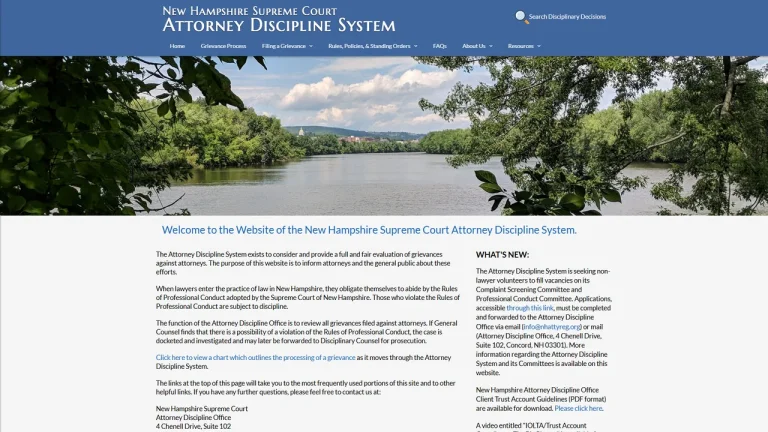 NH Attorney Discipline Office - Concord, NH