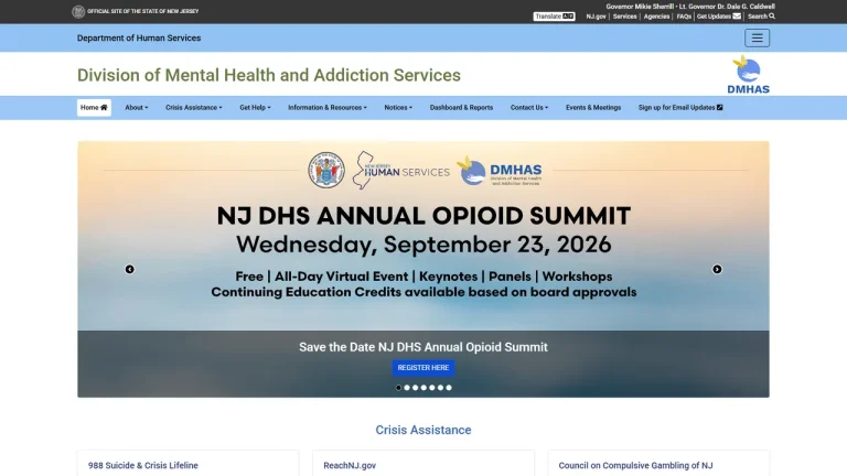 NJ Division of Mental Health and Addiction Services